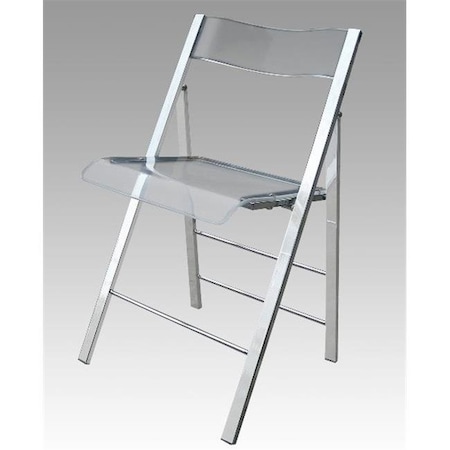 Alston Quality Alston Quality 1530-Clear New Lucite Folding Chair Frame 1530/Clear